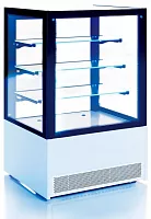 Витрина кондитерская Cryspi ВПВ 0,26-1,23 (Elegia Quad К 850 Д) (Структ муар9010верх мат9005)