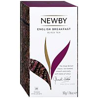 Чай NEWBY Английский Завтрак 25 пакетиков черный 50 гр.