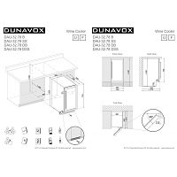 Винный шкаф Dunavox DAU-32.78DSS