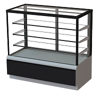 Кондитерская витрина Полюс KC70 VM 0,9-1 9006-9005 (ВХСв - 0,9д Carboma Cube ТЕХНО)
