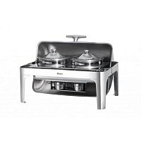 Мармит EKSI 61383 с крышкой Roll Top 2 емкости для первых блюд