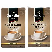 Кофе молотый Jardin Americano Crema (Американо Крема) 250 гр. набор 2 упаковки арт.0556-12-2