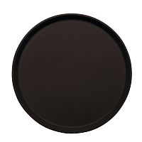 Поднос круглый Kitchen Muse JW-1100P 280 мм прорезиненный 