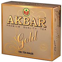 Чай Akbar Золотой 100 пак.*2 г с/я (12)