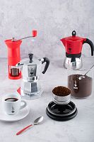 Кофемолка Bialetti красная ручная