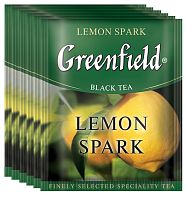 Чай в пакетиках Greenfield Lemon Spark чёрный с добавкми 100х1.5 г арт. 0841-10