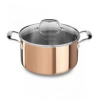 Кастрюля с крышкой 5.5 л медь KitchenAid KC2P60LCCP