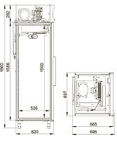 Холодильный шкаф Polair CM105-S