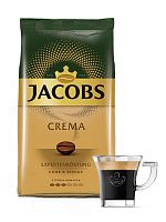 Кофе в зернах Jacobs Crema Арабика 1 кг