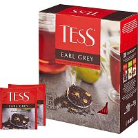 Чай в пакетиках Tess Earl grey (Эрл Грей) чёрный 100х1.8 г арт. 1251-09-1