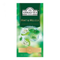 Зеленый чай Ahmad Tea Mint-Melissa( Мята и Мелисса) 25 пак.*1,8 гр.