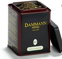 Чай зеленый ароматизированный Dammann Vert Menthe (Зеленая мята) 100 г ж/б